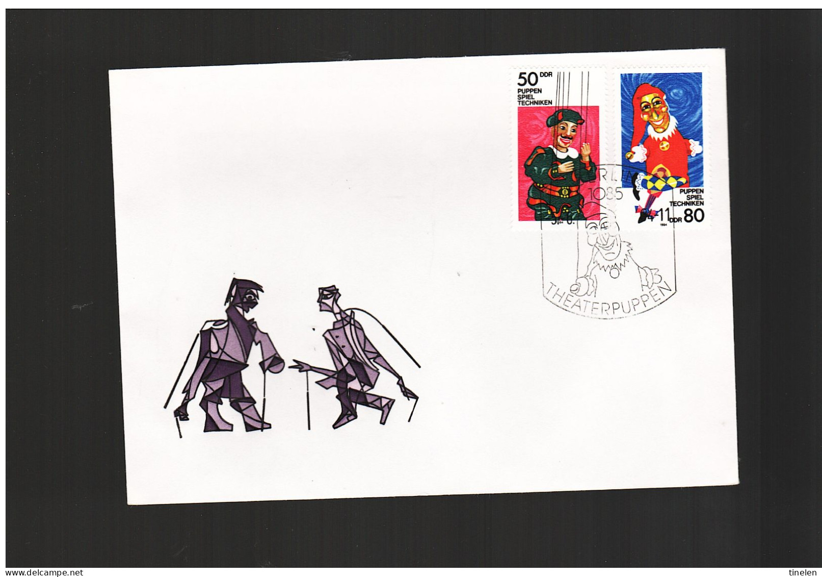 DDR - 5 6 1984 FDC THEATERPUPPEN - Puppets