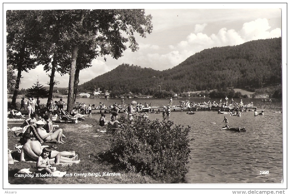 Camping Klopeinersee Mit Georgibergl, 1961 - Klopeinersee-Orte