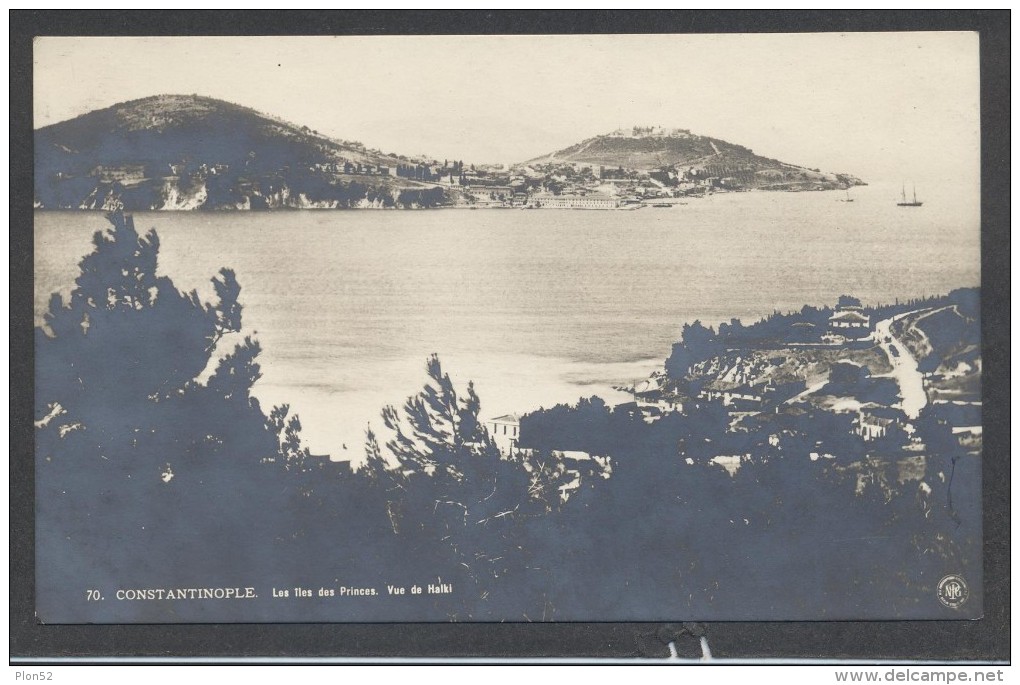 8055-CONSTANTINOPLE-LES ILES DES PRINCES-VUE DE HALKI-FP - Turchia