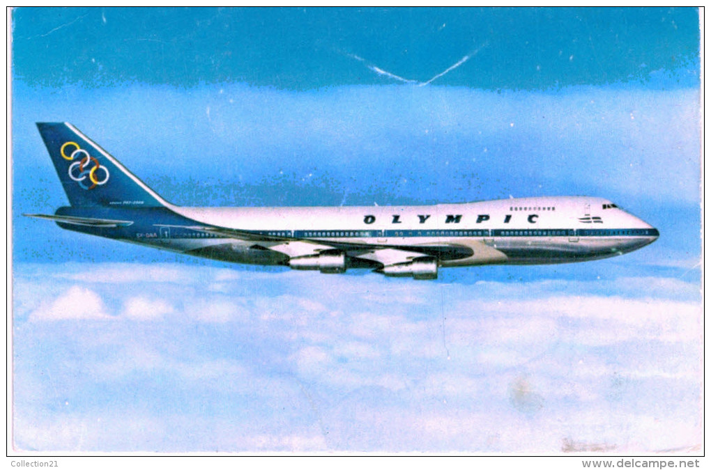 AVIATION ... BOEING 747 200  .... OLYMPIC AIRWAYS - 1946-....: Moderne