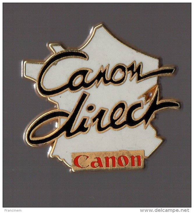 Pin's Canon Direct (France) Zamac Signé Decat - Citroën