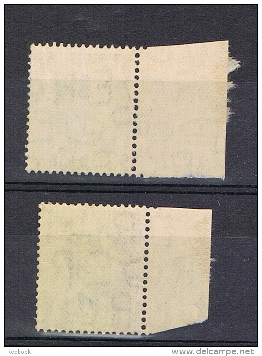 RB 1004 - GB KEVIII - 2 MNH Stamps With Control Numbers - Neufs