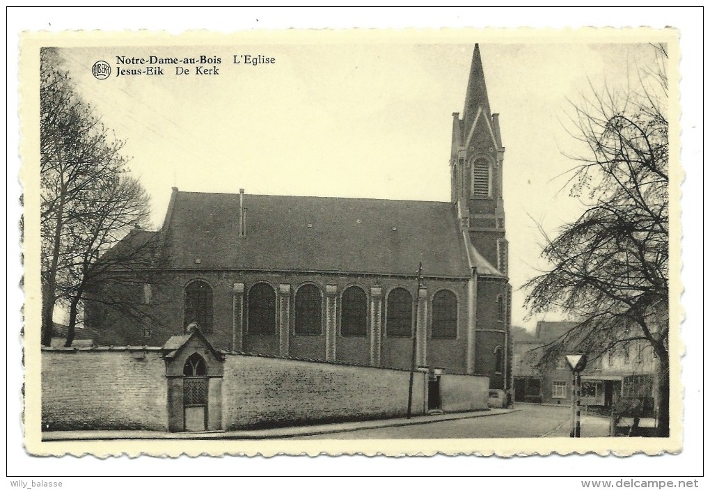 Carte Postale - NOTRE DAME AU BOIS - JESUS EIK - L'Eglise - Kerk - CPA  // - Overijse