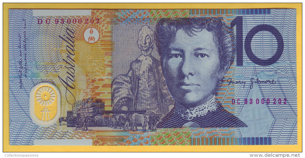 AUSTRALIE - Billet De 10 Dollars. 1993-2001. Pick: 52a. Billet En Polymère. NEUF - 1992-2001 (polymère)