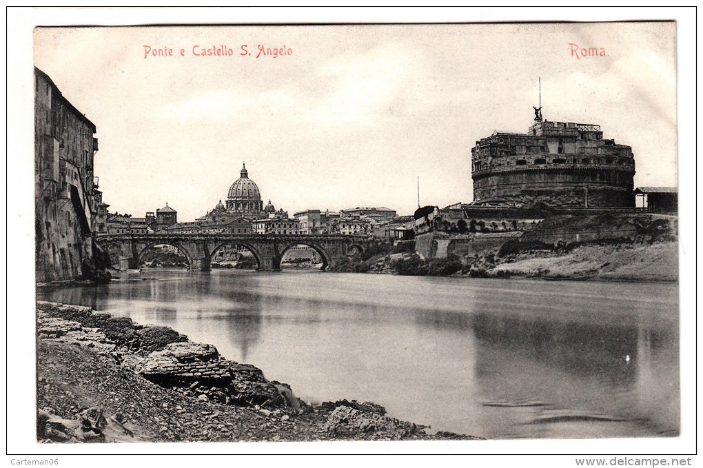 Italie - Roma - Ponte E Castello S. Angelo - Editeur: Stengel & Co N° 11008 - Ponts