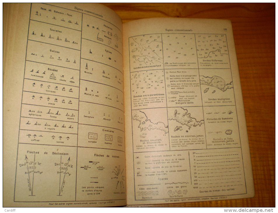 Service Hydrographique De La Marine : Renseignements Relatifs Aux Documents Nautiques & à La Navigation - Frankreich