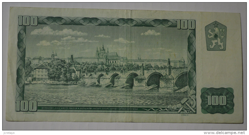 Bankovka Statni Banky Ceskoslovenske - Tchécoslovaquie