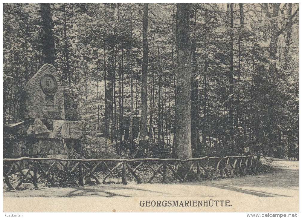 ALTE POSTKARTE GEORGSMARIENHÜTTE BEI OSNABRÜCK HOLSTE DENKMAL 1906 Gedenkstein Monument Ansichtskarte Cpa Postcard AK - Georgsmarienhuette