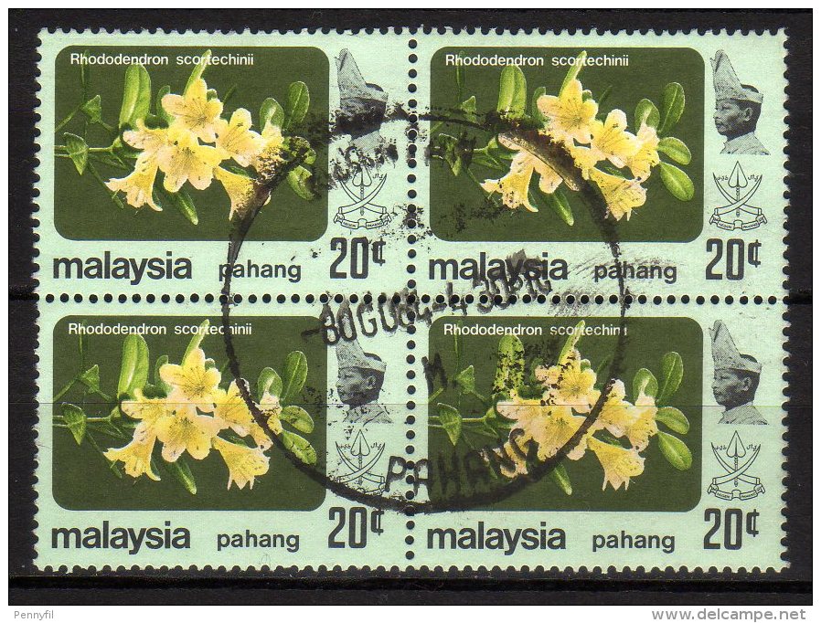 MALAYA PAHANG - 1984/85 YT 98 X 4 USED - Pahang