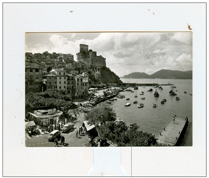 LERICI,il Castello E Porticciolo-1958-Auto-CAR-BENZINA AGIP-!!!!!!!!!! - La Spezia