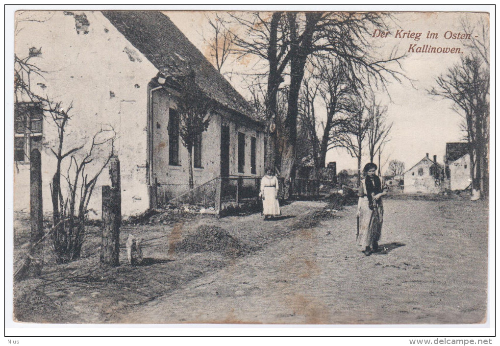 Poland Germany 1915, Kalinowo Kallinowen, Der Krieg Im Osten - Pologne