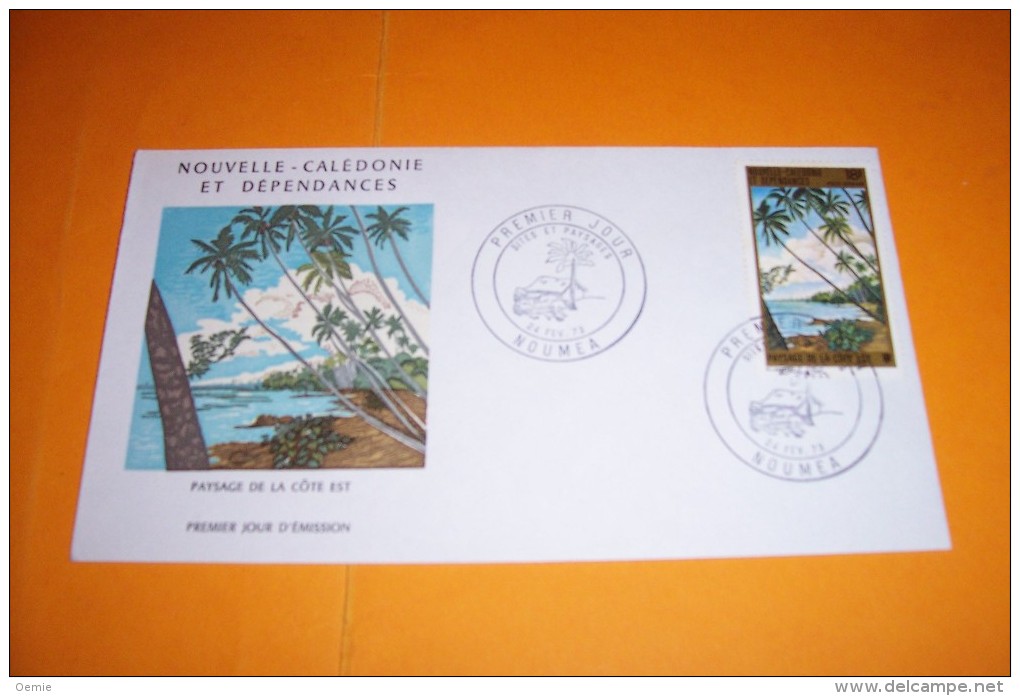 NOUVELLE  CALEDONIE ET DEPENDANCE  PREMIER JOUR  NOUMEA  LE  24 02 1973 - Gebraucht