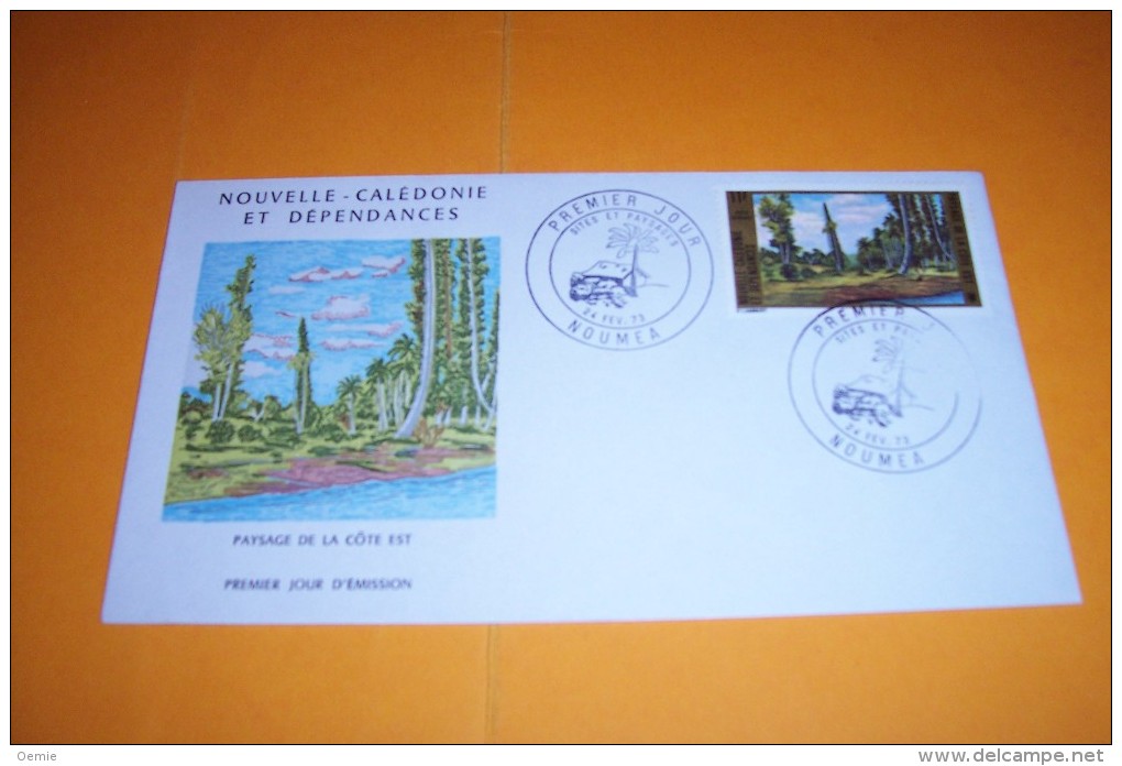 NOUVELLE  CALEDONIE ET DEPENDANCE  PREMIER JOUR  NOUMEA  LE  24 02 1973 - Used Stamps