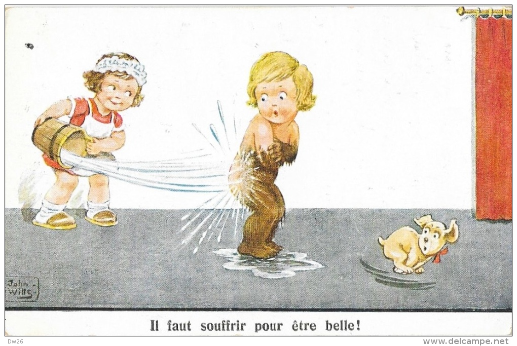 Illustration John Wills - Il Faut Souffrir Pour être Belle! - Wills, John