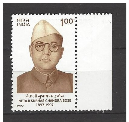 INDIEN Mi-Nr. 1534 - 100. Geburtstag Von Subhas Chandra Bose Postfrisch - Ungebraucht