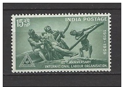 INDIEN Mi-Nr. 309 - 40 Jahre Internationale Arbeits-Organisation (ILO) Postfrisch - Ungebraucht