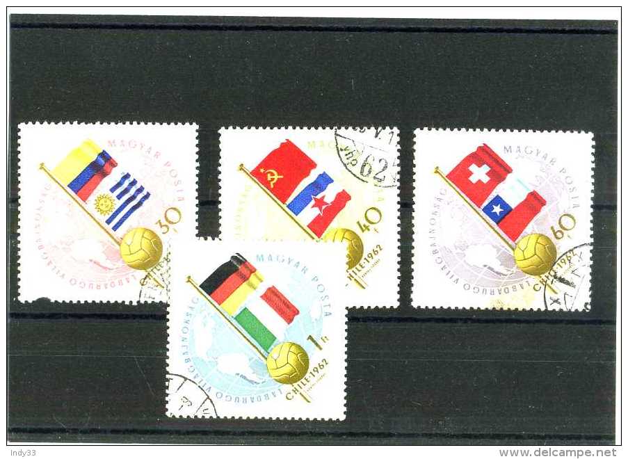 - HONGRIE 1986 . TIMBRES SUR LE FOOTBALL  . CHILI 1962 . - 1962 – Chile