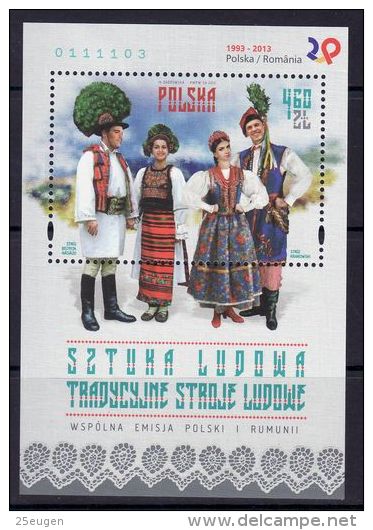 POLAND 2013 Michel No Bl 219 MNH - Ungebraucht