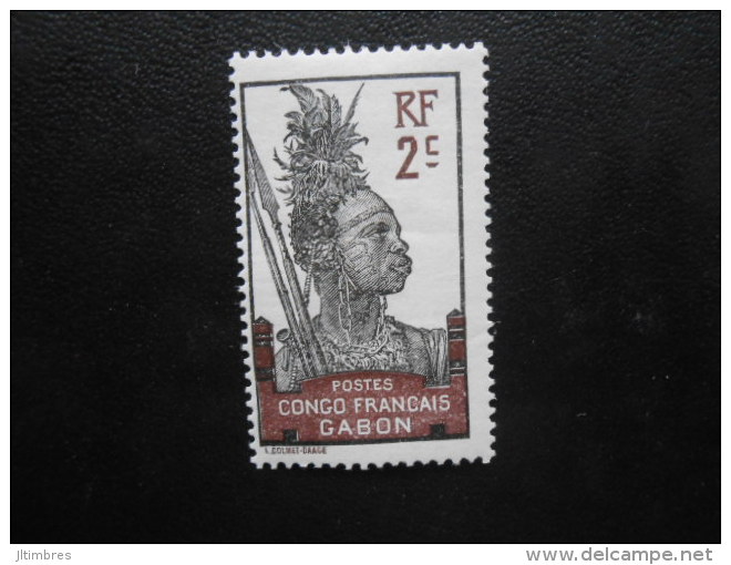 GABON : N° 34 Neuf* (charnière) - Nuevos