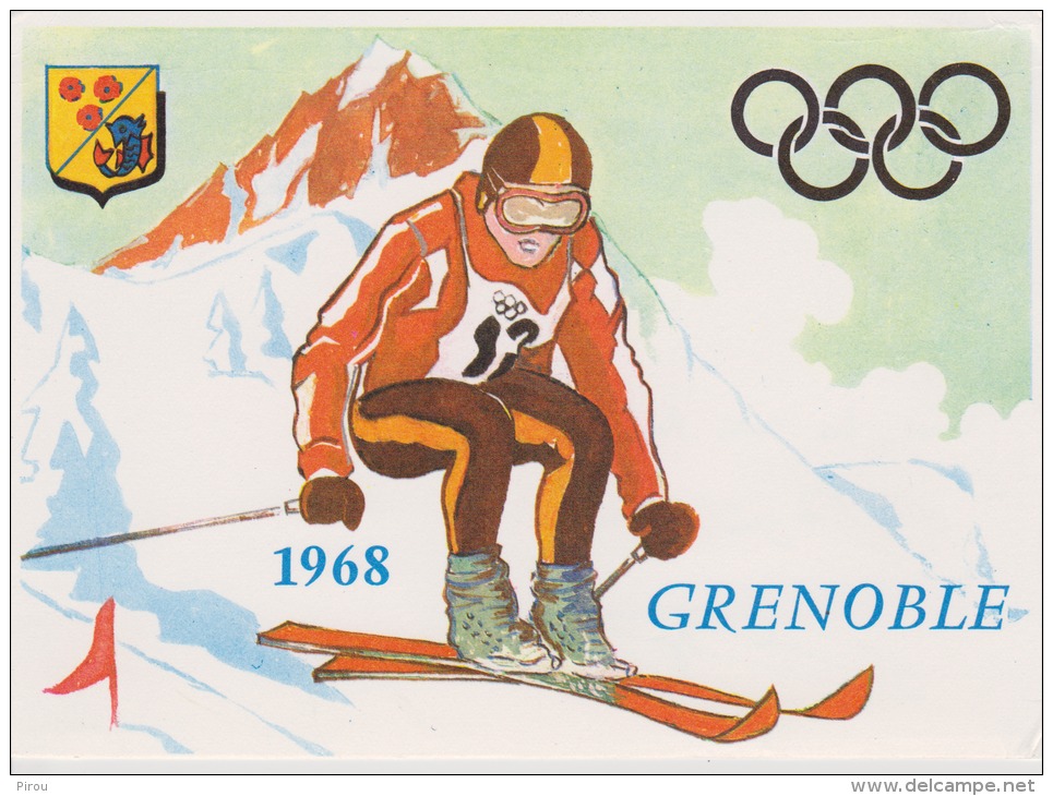 JEUX  OLYMPIQUES DE GRENOBLE 1968 : Réedition Pour Les 20 Ans Des Jeux - Giochi Olimpici