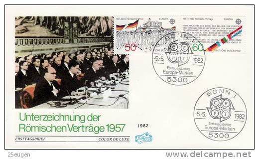 GERMANY  1982 EUROPA CEPT   SET FDC /zx/ - 1982