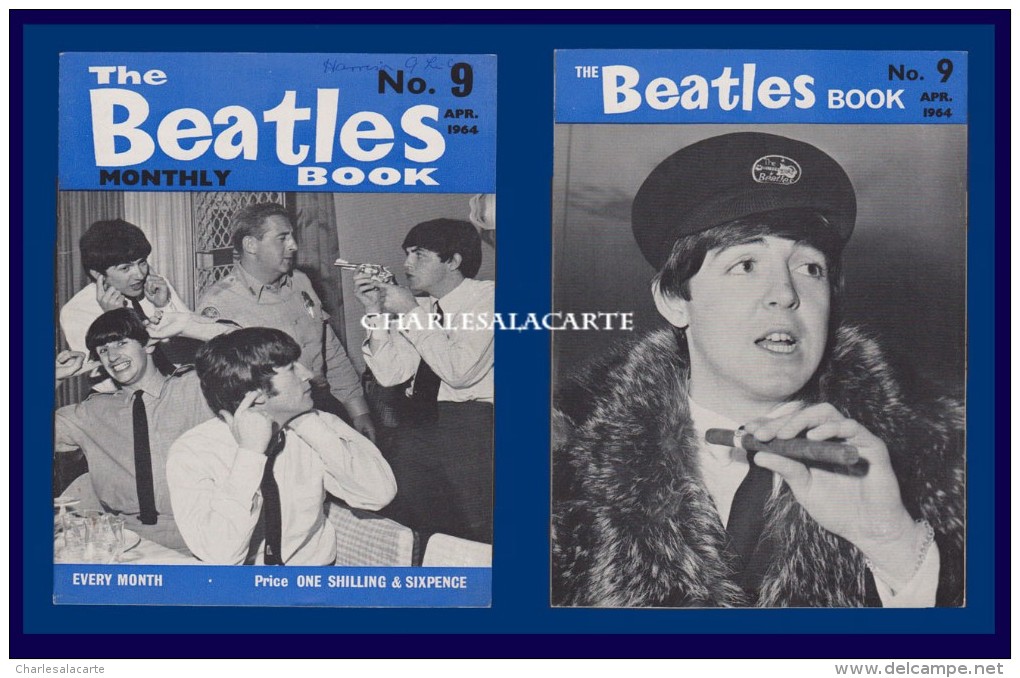 1964 APRIL THE BEATLES MONTHLY BOOK No.9 AUTHENTIC SUBERB CONDITION SEE THE SCAN - Entertainment