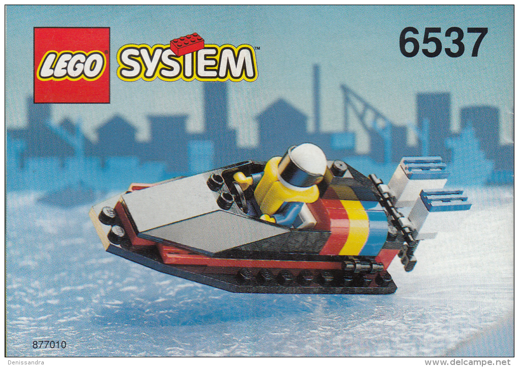 Lego 6537 Hors Bord Avec Plan 100 % Complet Voir Scan - Lego System