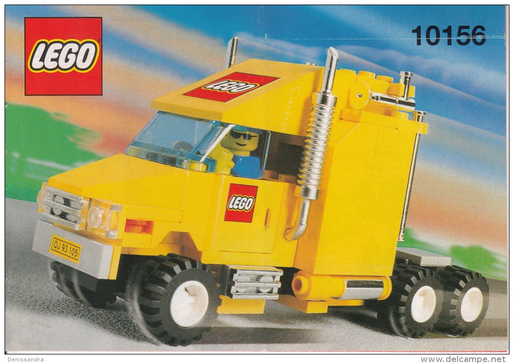 Lego 10156 Lego Camion Avec Plan 100 % Complet Voir Scan - Lego System
