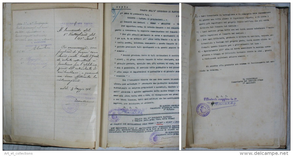 141 Documents Originaux Italiens De La 1ère Guerre Mondiale - Guerra 1914-18