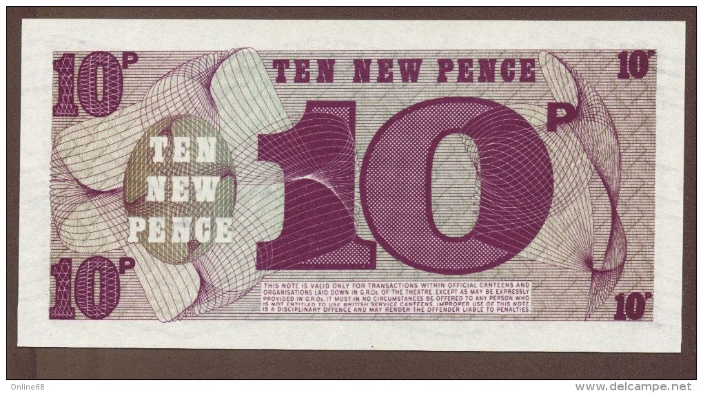 GB BAF 10 NEW PENCE (1972) Alpha A1  "6th Series" - Forze Armate Britanniche & Docuementi Speciali