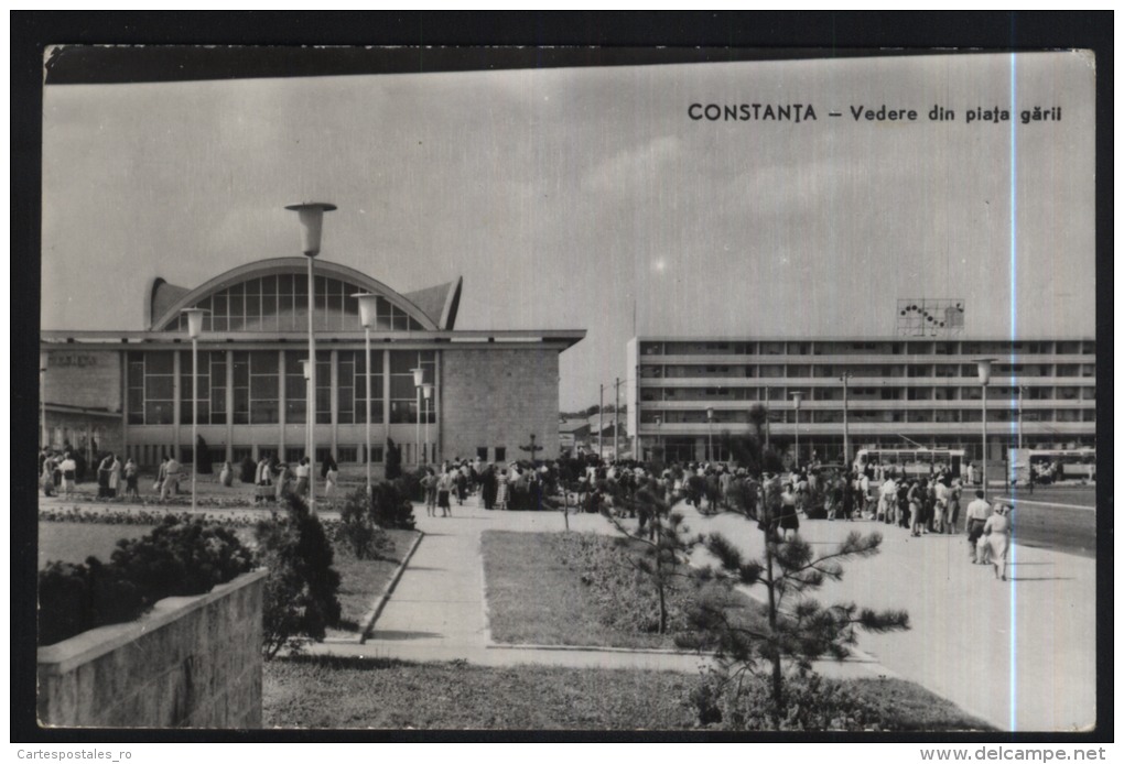 Constanta-Railway Station-gare-bahnhof-used ,perfect Shape - Stazioni Con Treni