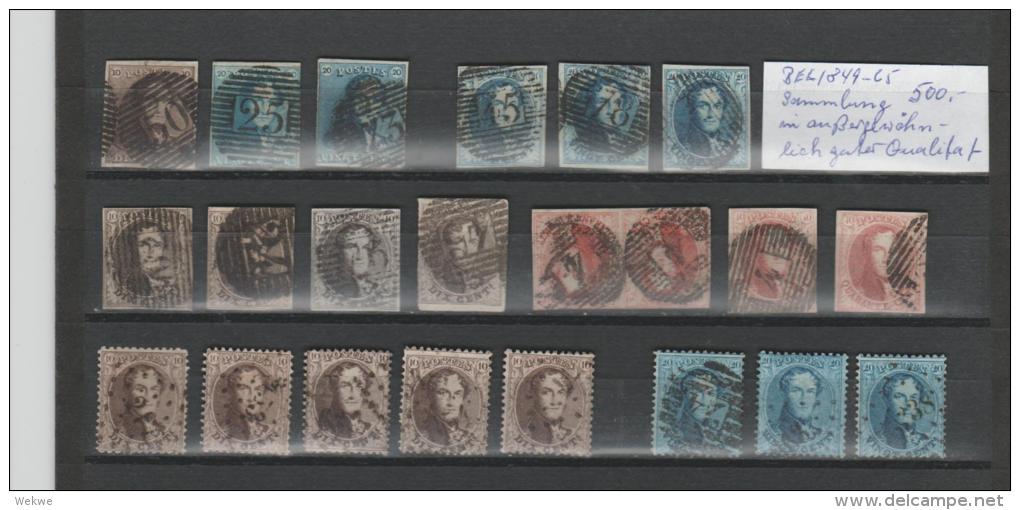 Belgien 1849 - 65. Sammlung In Aussergewöhnlich Guter Qualität - Colecciones
