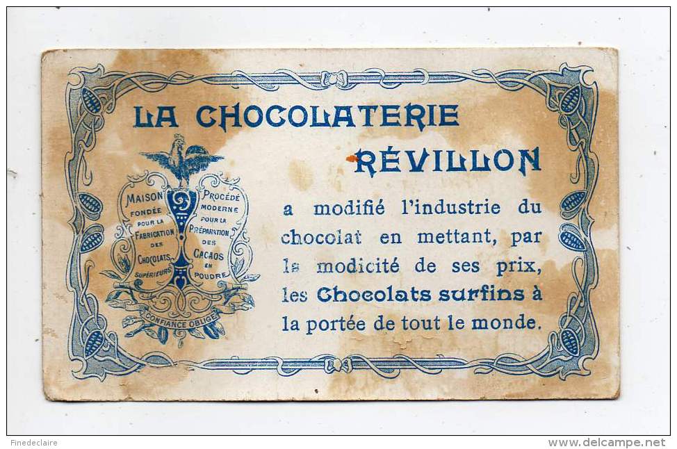 Chromo - Chocolat Révillon - Elle Porte Merveilleusement Ses Quarantes Ans, ...... - Revillon