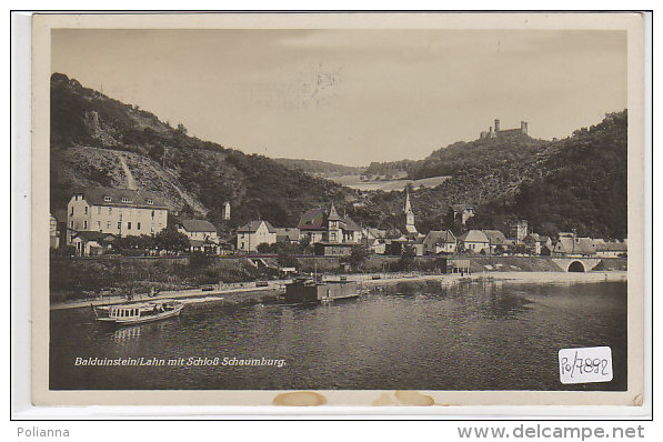 PO7892# GERMANIA - GERMANY - BALDUINSTEIN LAHN - SCHLOSS SCHAUMBURG  VG 1956 - Lahnstein