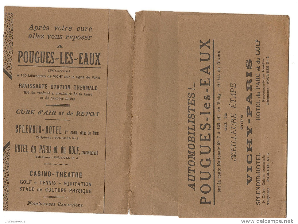 Protège Livre Offert Par La Librairie Du Casino 9, Rue De Banville à Vichy (03) Des Années 1950 - Protège-cahiers