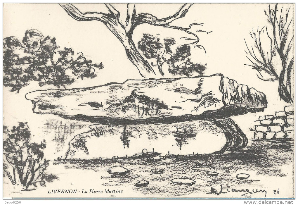 LIVERNON  La Pierre Martine - Livernon