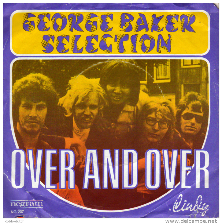 * 7" *  GEORGE BAKER SELECTION - OVER AND OVER (Holland 1970) - Disco, Pop