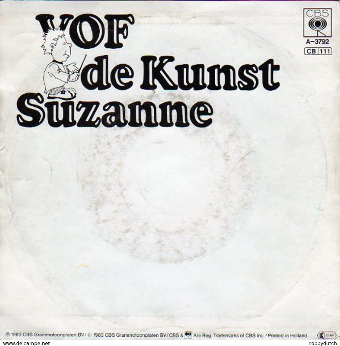 * 7" *  VOF DE KUNST - SUZANNE (Holland 1983) - Andere - Nederlandstalig