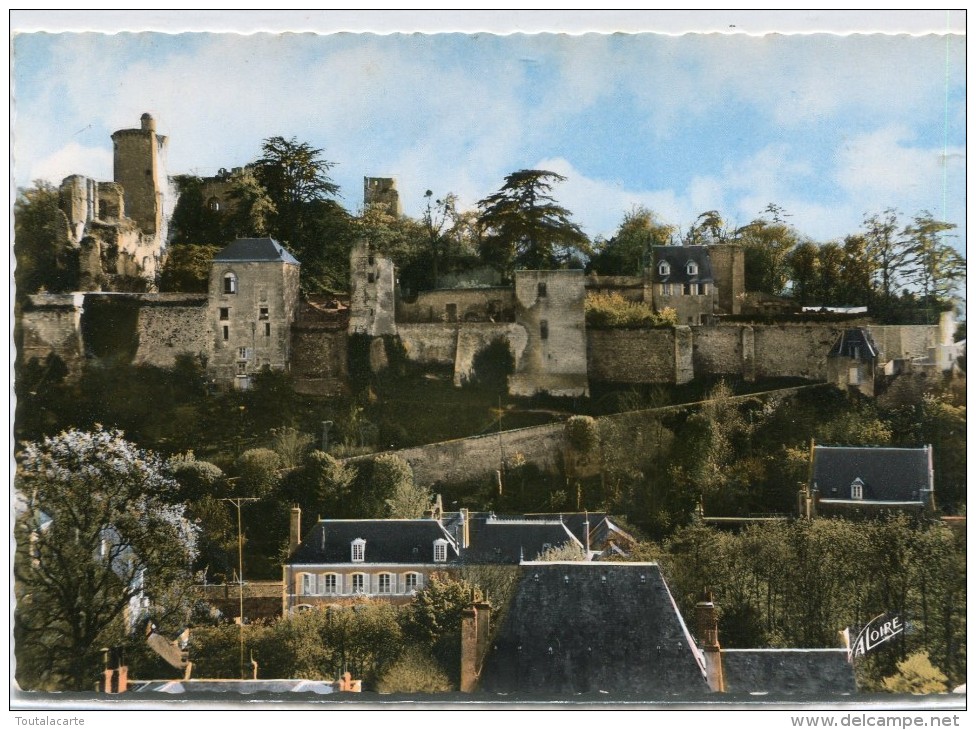 CPSM 41 VENDOME DOMINANT LA VILLE LES RUINES DU CHATEAU DES COMTES DE VENDOME   Grand Format 15 X 10,5 - Vendome