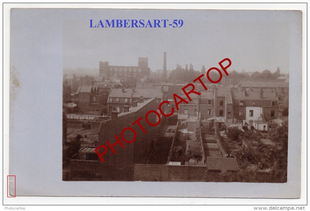 LAMBERSART-Carte Photo Allemande-Guerre 14-18-IWK-Frankreich-France-59- - Lambersart