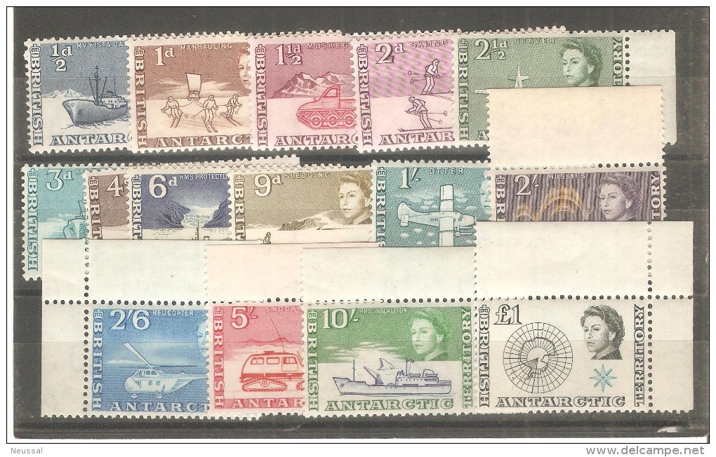 Serie Nº 1/15 British Antartic Territory. - Unused Stamps