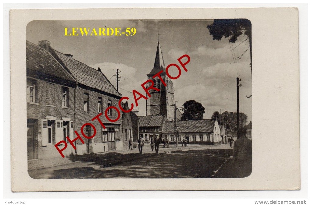 LEWARDE-Carte Photo Allemande-Guerre 14-18-IWK-Frankreich-France-59- - Autres & Non Classés