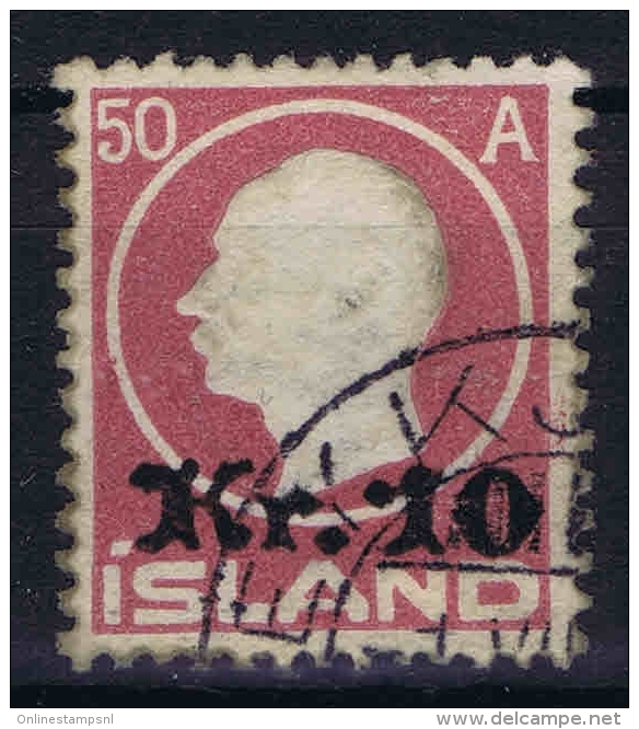 Islande Icland 1925 Yv  111/ Mi Nr 120  Used Obl - Usados