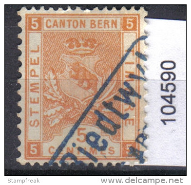 Steuermarke Bern 5 Centimes - Revenue Stamps