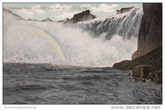 210 Feet Fall O S L Ry Shoshone Falls Idaho - Autres & Non Classés