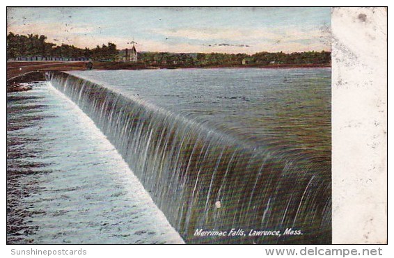 Merrimac Falls Lawrence Massachusetts 1905 - Lawrence