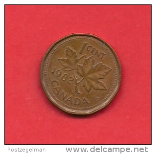 CANADA, 1982, XF Circulated Coin, 1 Cent, Bronze,  Km 132,  C1841 - Canada