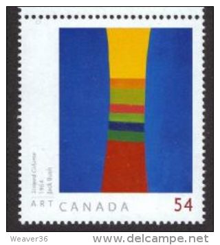 Canada 2009 Jack Bush 54c Complete Unmounted Mint - Unused Stamps