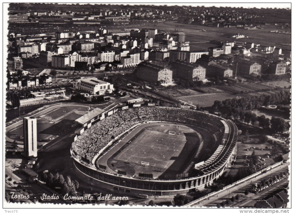 TORINO  /   Stadio Comunale Dall'aereo_ Viaggiata - Stadien & Sportanlagen