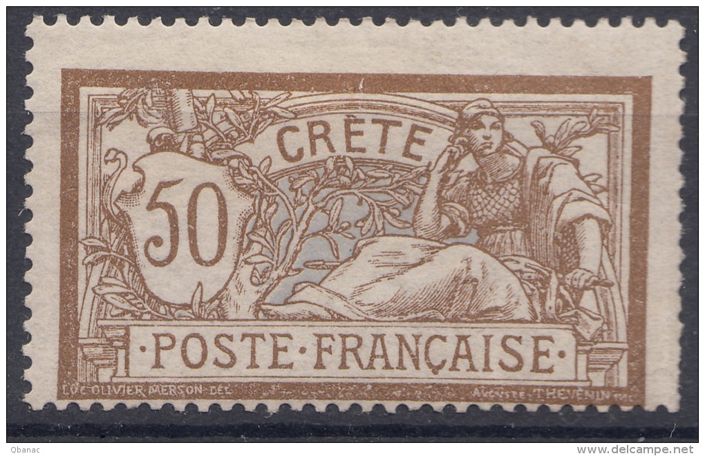 Crete 1902 Yvert#12 Mint Hinged - Unused Stamps